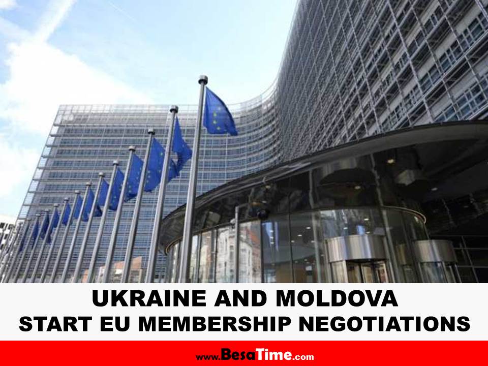 UKRAINE AND MOLDOVA START EU MEMBERSHIP NEGOTIATIONS