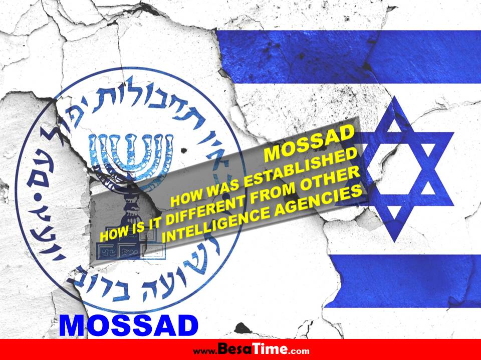 MOSSAD HOW WAS ESTABLISHED and HOW IS IT DIFFERENT FROM OTHER INTELLIGENCE AGENCIES?